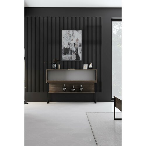 Komoda Luxe Walnut and Black