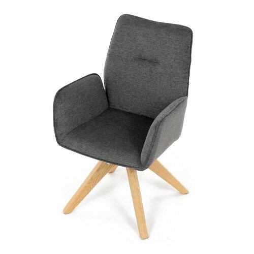 Scaun de sufragerie DCH-C2148 GREY2 cu materialimpermeabil