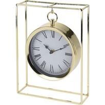 Stolné hodiny Erada zlatá, 18,8 x 5,8 x 25 cm