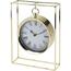 Zegar stołowy Erada złoty, 18,8 x 5,8 x 25 cm
