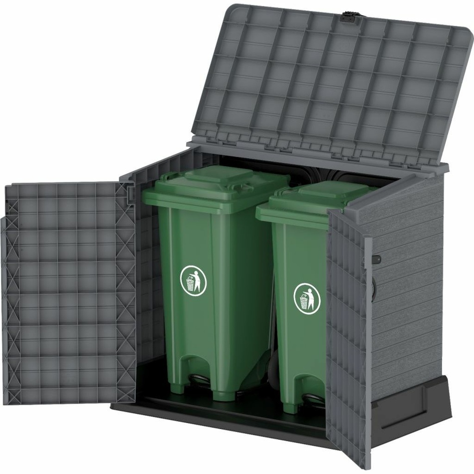 Duramax Zahradní úložný box StoreAway šedá, 850 l - thumb (4)