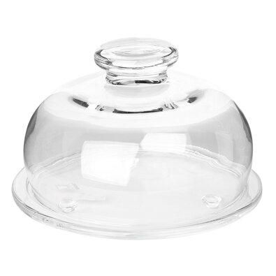 Altom Stekleni pladenj z pokrovom Cheese, 22 cm