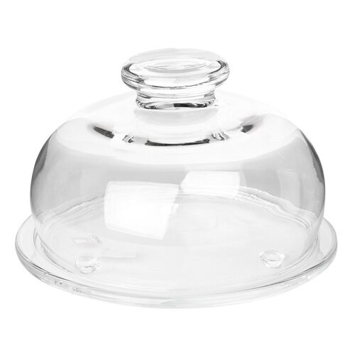 Altom Stekleni pladenj z pokrovom Cheese, 22 cm