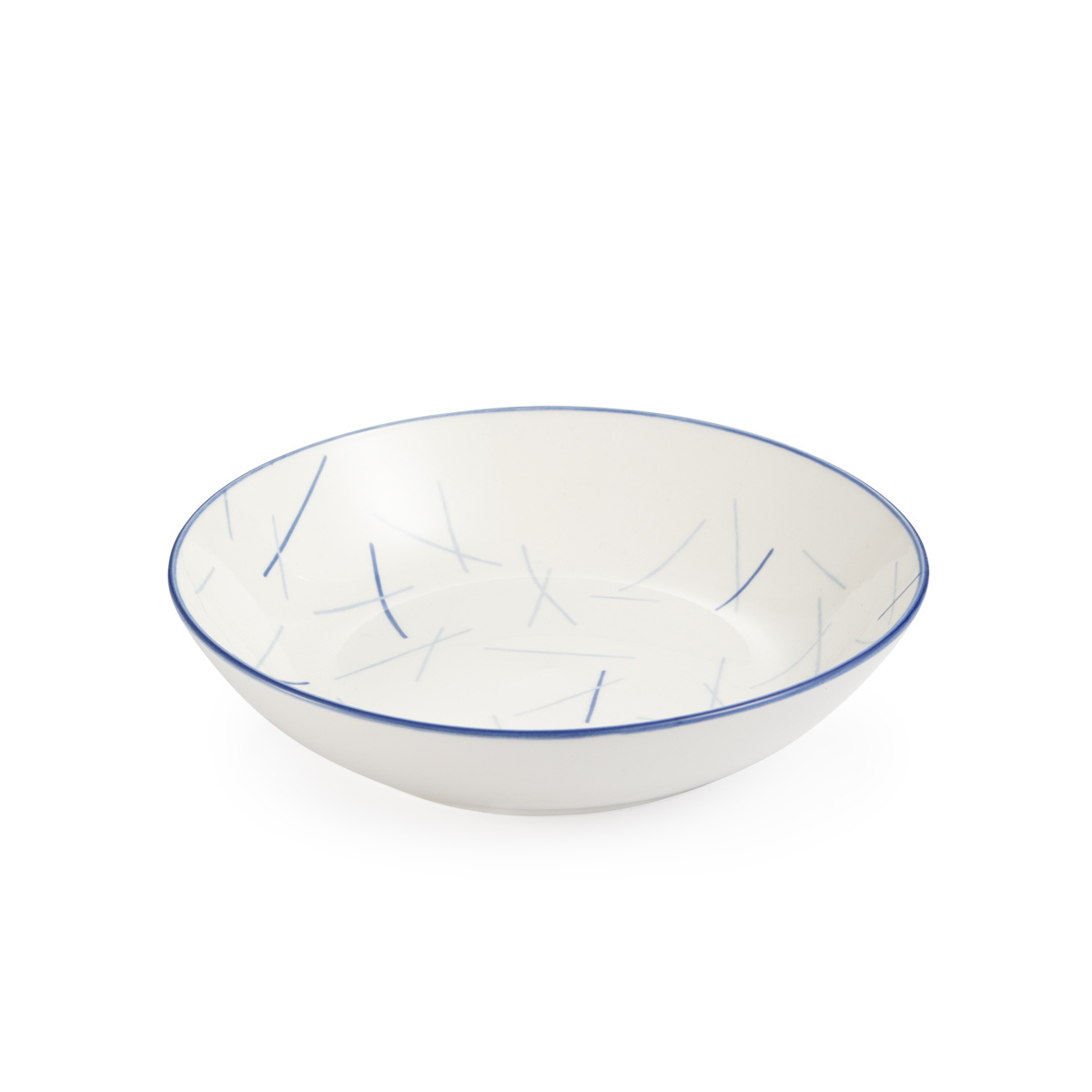 Tescoma FRESCO Mikado mélytányér, 21 cm, kék