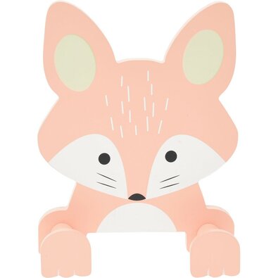 Hatu Cârlig pentru copii Fox, 14 x 17 x 4,5 cm,MDF