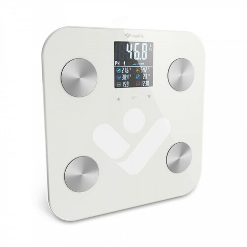 TrueLife FitScale W6 BT waga osobista z Bluetooth,biała