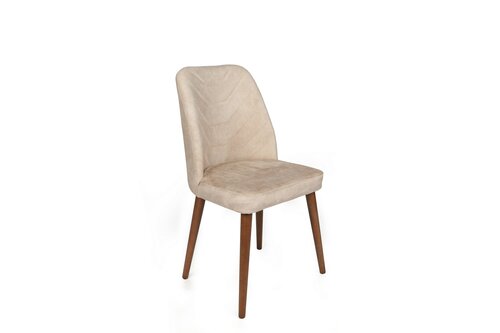 Zestaw krzeseł do jadalni Dallas Beige and Brown, 4 szt.