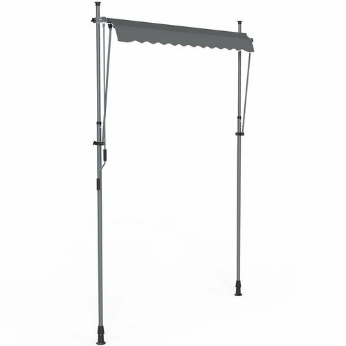 Copertină de balcon Apollo 250 cm, gri