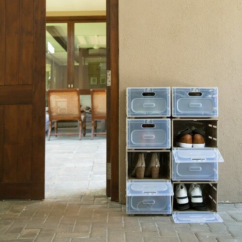 Flex modularni organizator za čevlje Brown 30 x 36x 22 cm