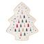 Altom Modern Tree porcelán tányér, 25 x 21 cm