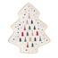 Altom Porcelánový talíř stromek Modern Tree 25 x 21 cm