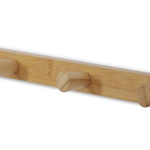 Wandgarderobe B005 NAT, Bambus