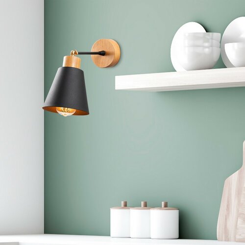 Kinkiet lampa ścienna Manavgat - N-610, czarny