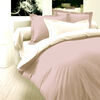 Saténové obliečky Luxury Collection svetlo fialová / biela, 140 x 220 cm, 70 x 90 cm