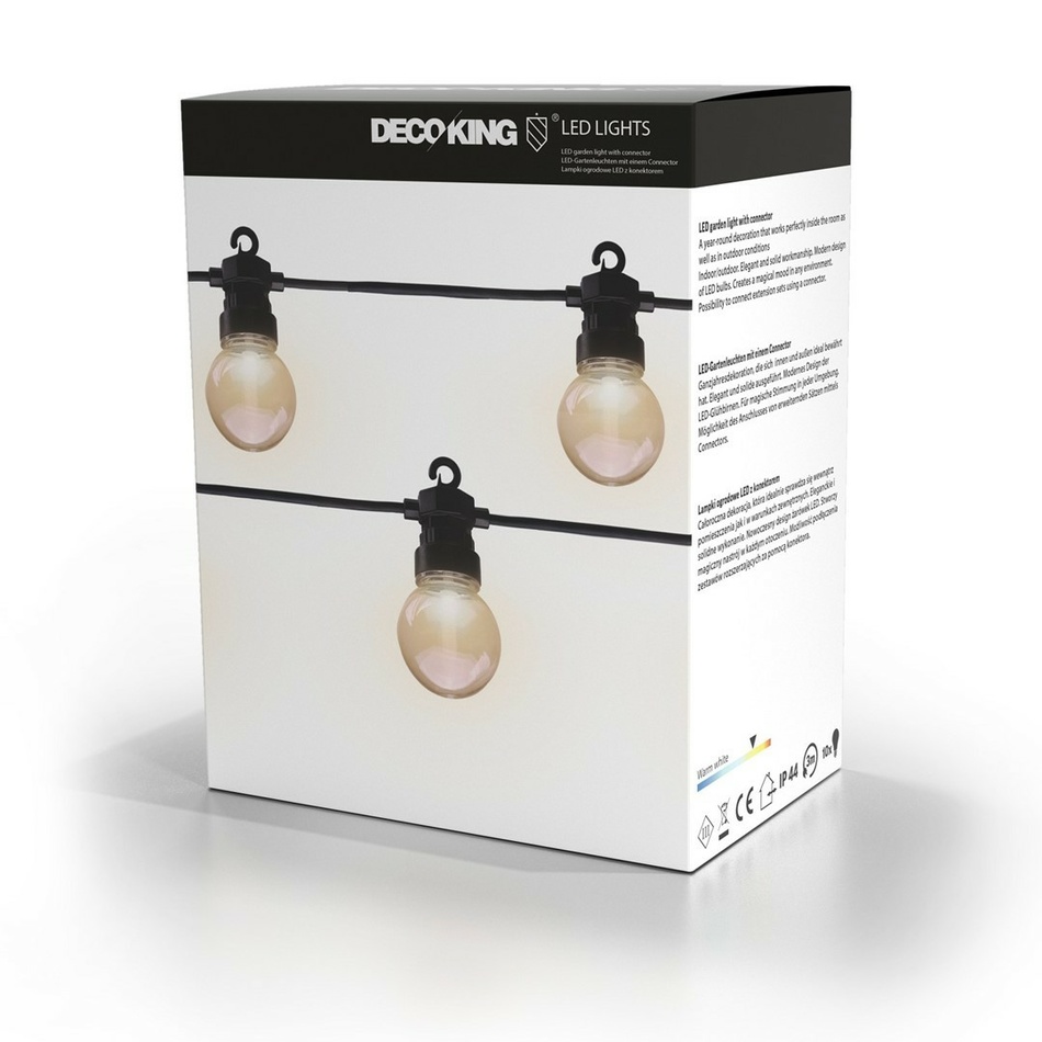 Led zahradní svítidla Gebest, 8 m