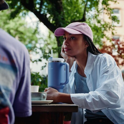 Термочашка Stanley Quencher H2.O FlowState Tumbler1180 мл Hydrangea