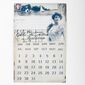 Kovový kalendář retro design