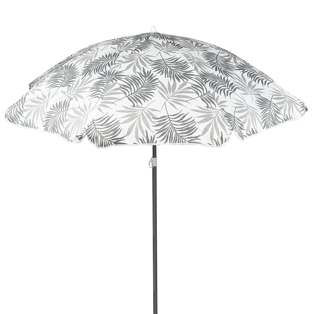 Koopman Plážový slunečník Malibu šedá, 176 cm