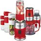 Concept SM3392 Fresh&Nutri multifunkční mixér,  700 W + láhve 2 x 570 ml + 400 ml, červená