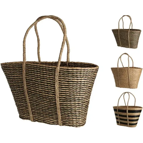 Tengeri fűből készült strandkosár 57 x 14 x 30 cm