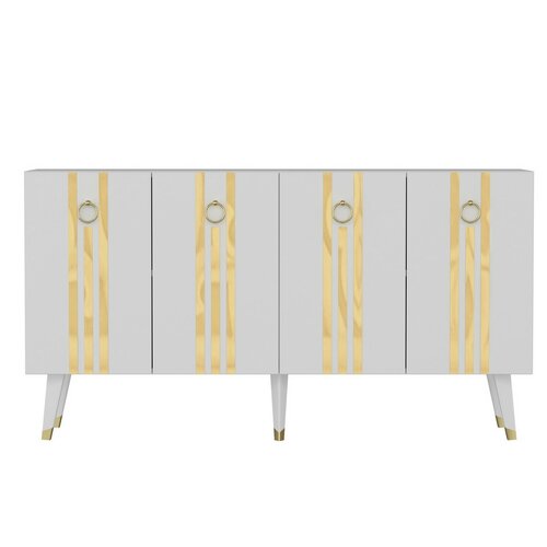 Dulap Isil White and Gold