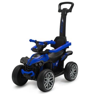 Baby Mix Odpychacz dla dzieci z prowadnicą Mega Prime EVA, niebieski