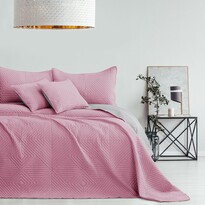 AmeliaHome Покривало для ліжка Softa palepink - pearlsilver, 220 x 240 см