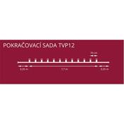 Łańcuch świetlny Choinka kolorowy, 12 żarówek Filament, rozszerzenie