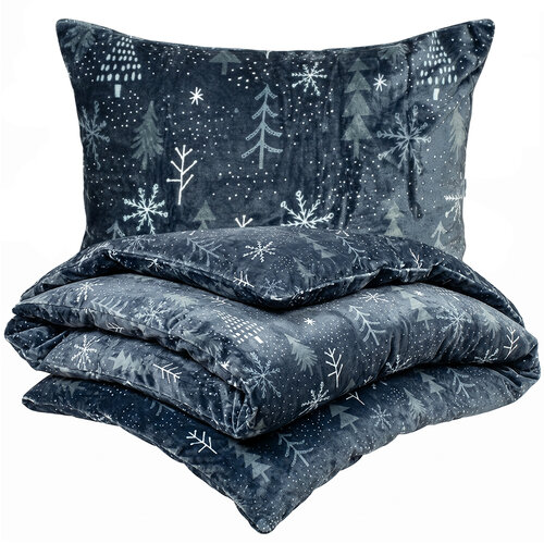 4Home Posteljnina iz mikroflanela Silent night, 160 x 200 cm, 70 x 80 cm