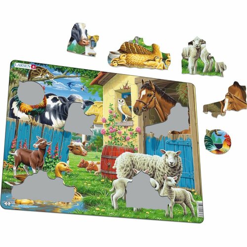 Larsen Puzzle Zvířata na farmě, 25 dílků