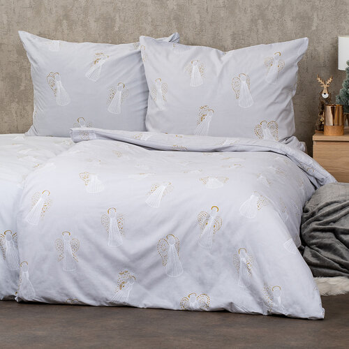 4Home Božično bombažno posteljnino Angels, 160 x200 cm, 70 x 80 cm