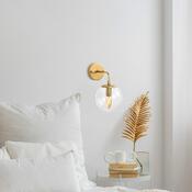 Kinkiet lampa ścienna Horn - 12216, złoty