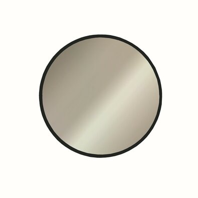 Zrcadlo Yuvarlak Ayna Siyah 60 cm
