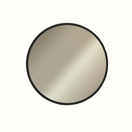 Zrkadlo Yuvarlak Ayna Siyah 60 cm