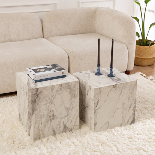 Beistelltisch Kup Set Freesia, 2 Stück