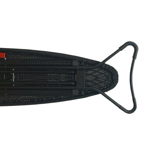 Rolser K-SURF BLACK TUBE vasalódeszka 130 x37 cm, ezüst