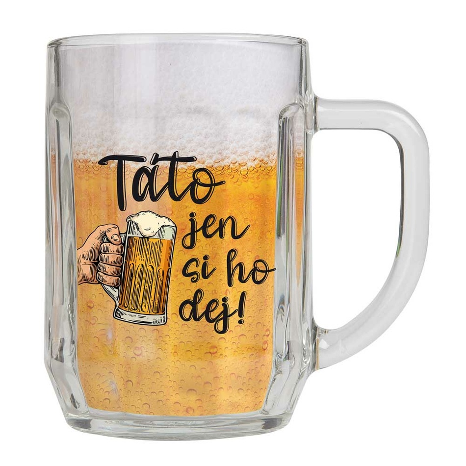 Bohemia Gifts Ajándék pohár - Apukának , 500 ml
