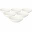Zestaw 6 porcelanowych talerzy głębokich Linie 20 cm