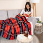 Pătură 4Home Carouri, imitație blăniță, roșu, 150 x 200 cm