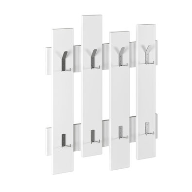 Wieszak ścienny Wave White