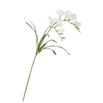 Floare artificială Frezia albă, 57 cm