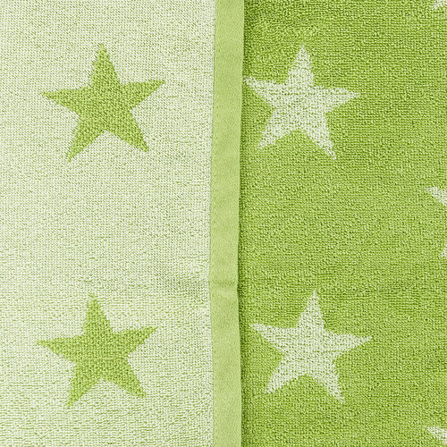 Ručník Stars zelená, 50 x 100 cm