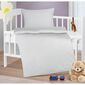 Bellatex Дитяча бавовняна постільна білизна Agata Клітинка сіра, 90 x 135 см, 45 x 60 см