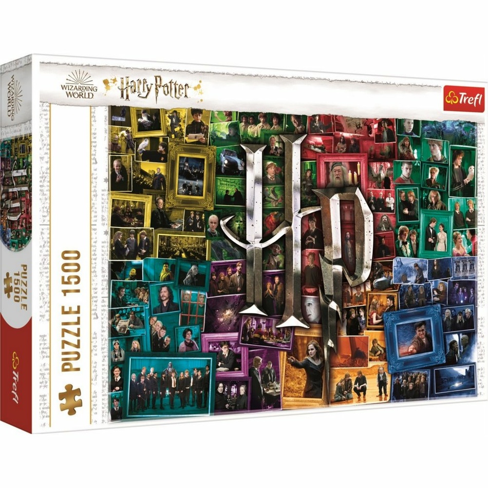 Fotografie Trefl Puzzle Harry Potter Svět Harryho Pottera, 1500 dílků