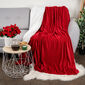 4Home Koc z barankiem Stripe winny, 150 x 200 cm