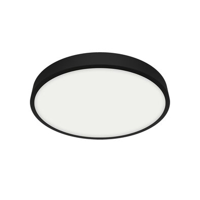 Emithor Stropní LED svítidlo LENYS III. 27020, pr. 14 cm, 12W, IP20/IP44, černá
