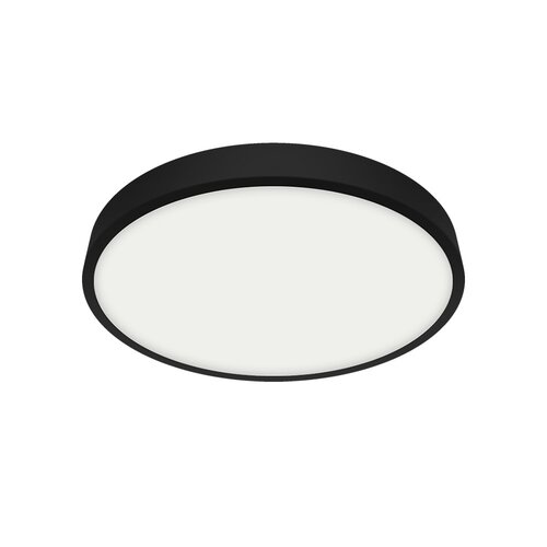 Emithor Stropné LED svietidlo LENYS III. 27020, pr. 14 cm, 12W, IP20/IP44, čierna