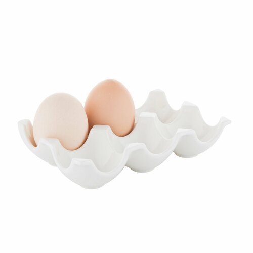 Florina Porcelánový talíř na vajíčka Modern, 10 x 15 cm