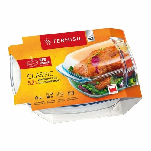 Termisil Steklena pekač, 5,2 l
