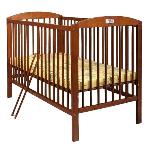 New Baby Detská buková postieľka Juliet, teak